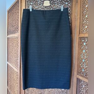 Sanctuary Dark Plaid Pencil Skirt